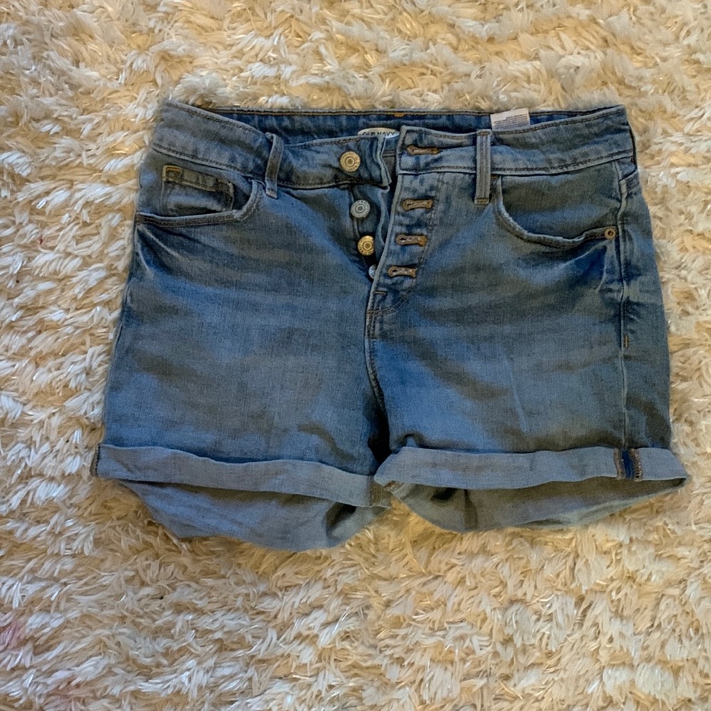 Size 2 Old Navy High rise jean shorts